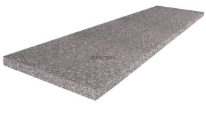 Stopnica granitowa płomieniowana Królewski Brąz G664 150x33x3 cm