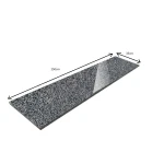 Parapet Stopnica granitowa polerowana Dark Grey New G654 150x33x2 cm