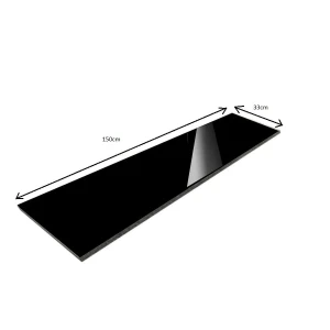 Parapet Stopnica granitowa polerowana Black Pearl 150x33x2