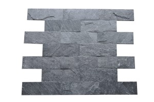 Kamień elewacyjny-dekoracyjny  kwarcytowy Silver Grey Brick 10x30