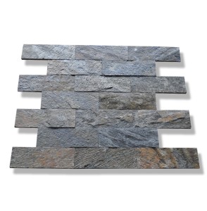 Kamień elewacyjny-dekoracyjny  kwarcytowy Deoli Green Brick 10x30