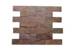 Kamień elewacyjny-dekoracyjny  kwarcytowy Copper Brick 10x30