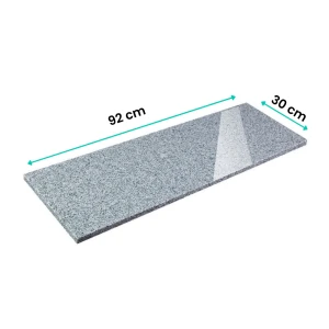 Parapet granitowy szary polerowany G603 92x30x2 cm