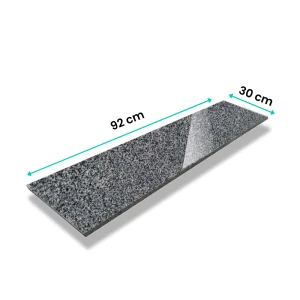 Parapet granitowy grafitowy polerowana G654 NEW 92x30x2 cm