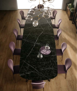 Spiek 6mm płytka Nero Marquina poler 160x320