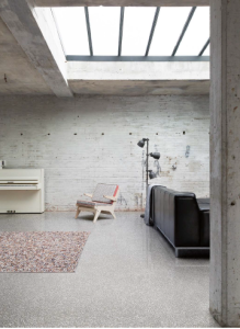 Spiek kwarcowy Grande Marazzi Terrazzo Grey Lux 320x160x0,6 cm