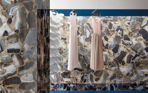 Spiek Kwarcowy Agata Black 300x150x0,6 cm