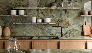 Spiek kwarcowy Grande Marazzi Verde Borgogna Matt 320x160x0,6 cm