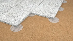 Podpora | Podkładka tarasowa 2 mm transparentna DDP002T