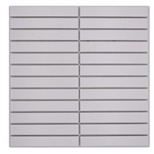 Mozaika ceramiczna Biała Prostokąt Matowa 29,6x30x0,75 cm