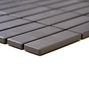 Mozaika gresowa Szara Prostokąt Matowa 29,7x29x0,65 cm