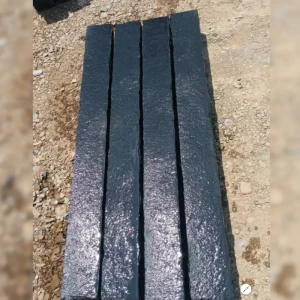 Palisada łupana | Obrzeże Wapienne Kadappa Black Limestone 100x10x10 cm