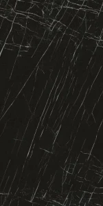 Spiek kwarcowy Laminam I Naturali Nero Marquina Extra Bocciardata Face B 162x324x1,2 CM