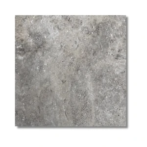 Trawertyn Silver Premium Bębnowany Szlif 40,6x40,6x1,2 cm