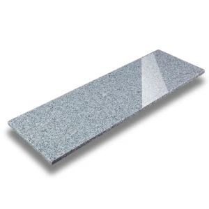 Parapet Stopnica granitowa szara polerowana z piaskowanym pasem G603 New 131x32x2 cm