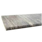 Stopnica kamienna Trawertyn Ash Argent Mix Szlifowany Bullnose 135x40,6x3 cm