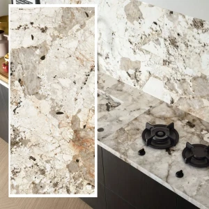 Spiek kwarcowy / Płyta wielkoformatowa Florim Marble Tundra Matte 160x320x0,6 cm