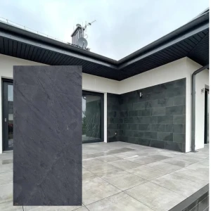 Płytka z łupka Black Slate naturalny 60x30x1,2  IN